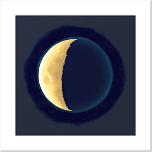 Half Moon Painting Posters and Art